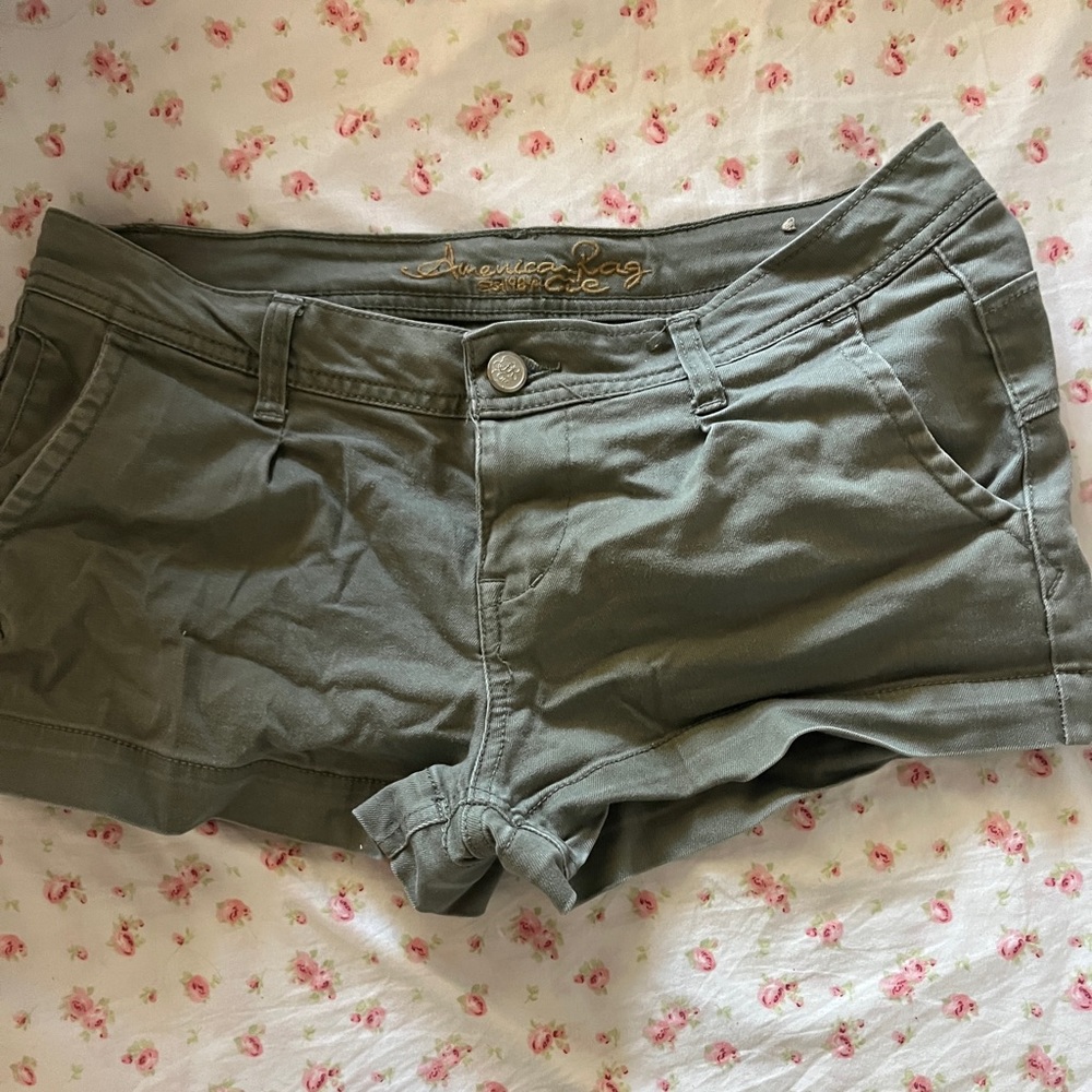 Green shorts